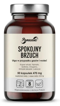 Spokojny Brzuch, 50 kaps. vege - Panaseus
