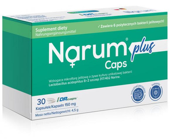 Narum Plus Caps, 30 kaps. vege - Narum