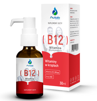 Avitale Witamina B12, 30 ml - Aliness