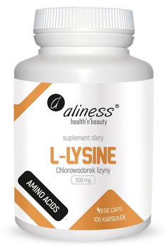 L-Lysine 500 mg, 100 kaps. vege - Aliness