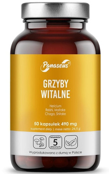 Grzyby Witalne, 50 kaps. vege - Panaseus