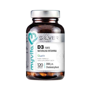 Silver Pure, Witamina D3 2000 IU, 120 kaps. - MyVita