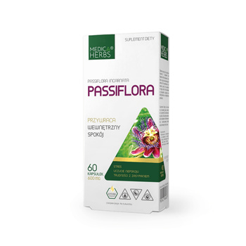Passiflora 500 mg, 60 kaps. - Medica Herbs