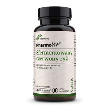  Sfermentowany Czerwony ryż ekstrakt, 120 kaps. - Pharmovit