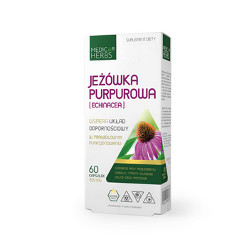 Jeżówka Purpurowa (Echinacea) 420 mg, 60 kaps. - Medica Herbs