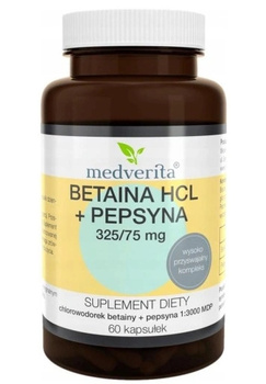 Betaina HCL + Pepsyna, 60 kaps. - Medverita