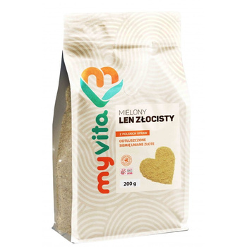 Len Złocisty Mielony, 200 g - MyVita