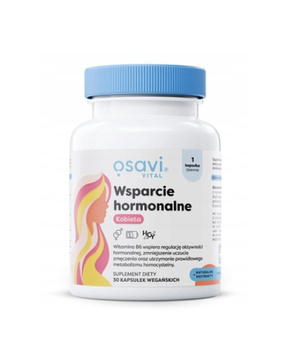Wsparcie Hormonalne - Kobieta, 30 kaps. vege - Osavi