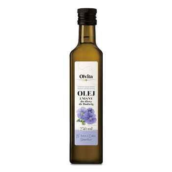 Olej lniany do diety dr Budwig, 250 ml - OlVita 