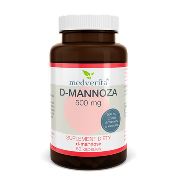 D-mannoza 500 mg, 50 kaps. - Medverita