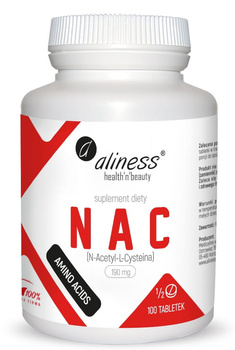 NAC 190 mg, 100 tabl. vege - Aliness