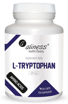 L-tryptophan 500 mg, 100 kaps. vege - Aliness