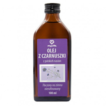 Olej z czarnuszki tłoczony na zimno, 100 ml - MyVita
