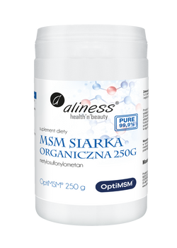 MSM Siarka Organiczna, 250 g - Aliness
