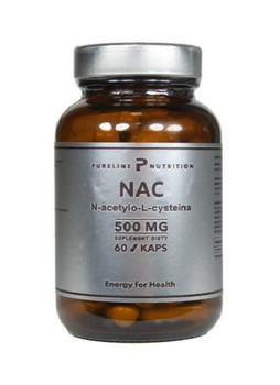 NAC N-acetylocysteina 500 mg, 60 kaps. vege - Medfuture Pureline