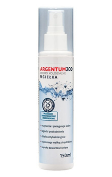 Srebro Koloidalne Mgiełka Argentum 200, 25 ppm, 150 ml - Aura Herbals