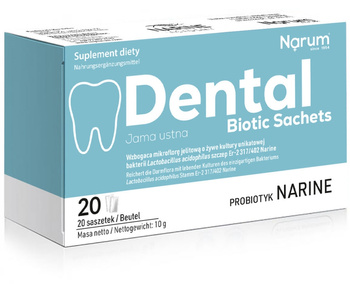 Dental Biotic Sachets, 20 szt. - Narum 