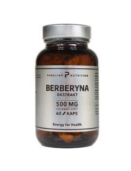 Berberyna HCL ekstrakt 500 mg, 60 kaps. - Medfuture Pureline