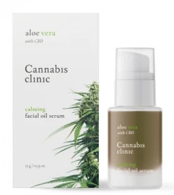 Cannabis Clinic - Calming Facial Oil Serum, 15 g - Organic Life