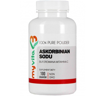 Askorbinian Sodu, Buforowana Witamina C proszek, 100 g - MyVita