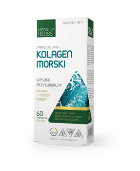Kolagen Morski 450 mg, 60 kaps. - Medica Herbs 