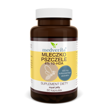 Mleczko Pszczele 300 mg, 60 kaps. - Medverita