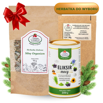 Zestaw ,,Dla Mężczyzn" z herbatką, Eliksirem Mocy i przyprawą ,,Na dobry metabolizm''