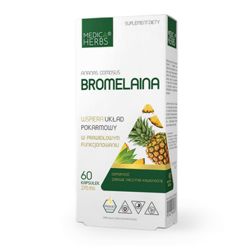 Medica Herbs Bromelaina TRAWIENIE , ODPORNOŚĆ