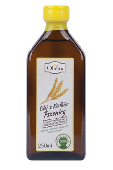 Olej z kiełków pszenicy w opakowaniach 250 ml