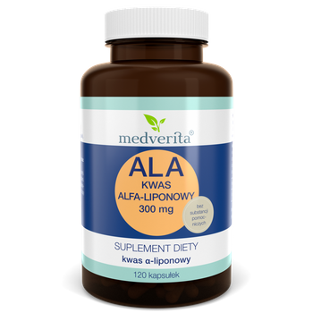 ALA Kwas Alfa-liponowy 300 mg - 120 kapsułek