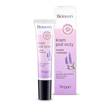 Krem pod oczy - nawilża i odmładza, 15 ml - Biolaven 