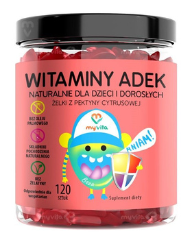 Naturalne Żelki - Witaminy ADEK, 120 szt. - MyVita