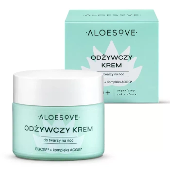 Odżywczy krem do twarzy na noc, 50 ml - Aloesove 