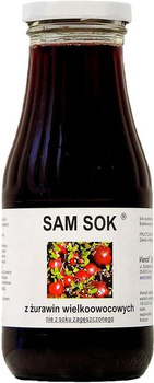 Sok z żurawiny, 500 ml - Sam Sok