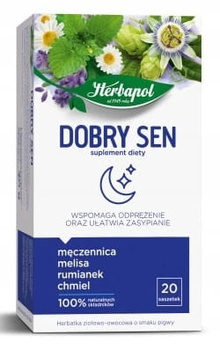 Herbapol Suplement diety herbatka ziołowo-owocowa dobry sen