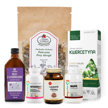 Zestaw WSPARCIE PRZY ALERGII Z LEPIĘŻNIKIEM