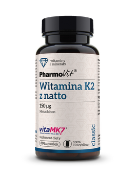 K2 z natto 150 µg 60 kaps | Classic Pharmovit