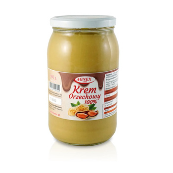 Krem Orzechowy 100%, 900 g - Agnex