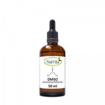 DMSO Dimetylosulfotlenek 99,5% 50 ml NatVita - Naturalny środek przeciwzapalny i przeciwbólowy