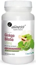 Kapsułki Medicaline Ginkgo Biloba (Miłorząb Japoński) 120Mg 60 szt.