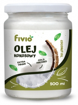 Olej Kokosowy Extra Virgin, 500 ml - Fivio