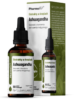 Ekstrakt w kroplach Ashwagandha, 30 ml - Pharmovit