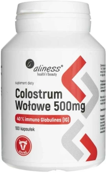 Aliness Colostrum Wołowe 500Mg 100 kaps