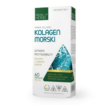 Kolagen Morski 450 mg, 60 kaps. - Medica Herbs 