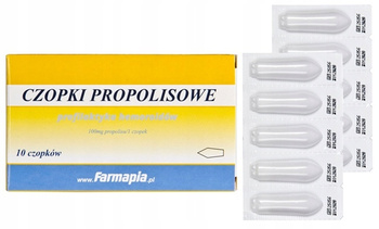 Czopki propolisowe 10 szt. - Farmapia