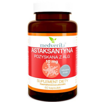 Astaksantyna 10 mg, 60 kaps. - Medverita