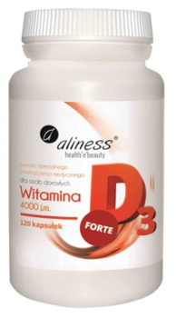 Witamina D3 Forte 4000 j.m. 120 kapsułek Aliness