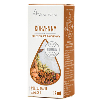 Olejek zapachowy Korzenny, 12 ml - Vera Nord 