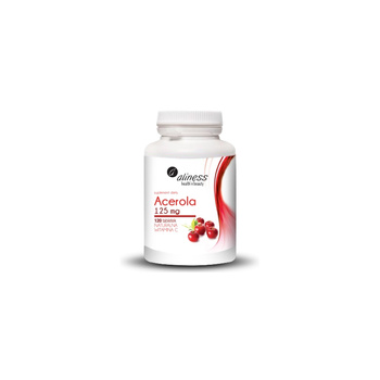 Acerola 125mg 120 tabletek NATURALNA WITAMINA C