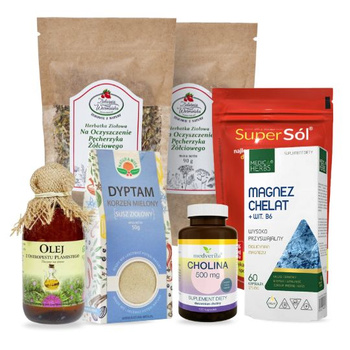 Zestaw WSPARCIE OCZYSZCZANIA PĘCHERZYKA ŻÓŁCIOWEGO